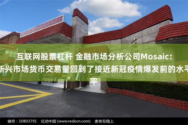 互联网股票杠杆 金融市场分析公司Mosaic：新兴市场货币交易量回到了接近新冠疫情爆发前的水平