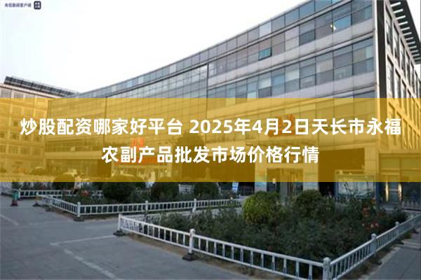 炒股配资哪家好平台 2025年4月2日天长市永福农副产品批发市场价格行情