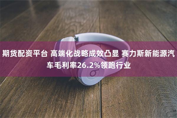 期货配资平台 高端化战略成效凸显 赛力斯新能源汽车毛利率26.2%领跑行业