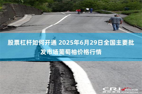 股票杠杆如何开通 2025年6月29日全国主要批发市场葡萄柚价格行情