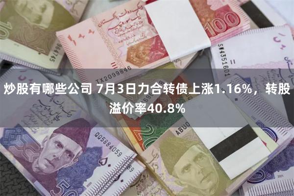 炒股有哪些公司 7月3日力合转债上涨1.16%，转股溢价率40.8%