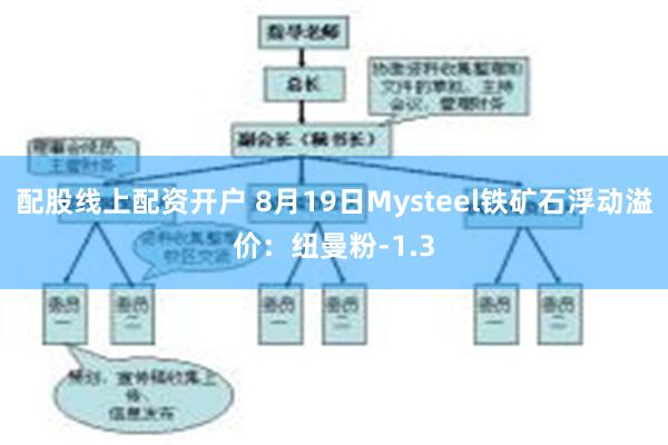 配股线上配资开户 8月19日Mysteel铁矿石浮动溢价：纽曼粉-1.3